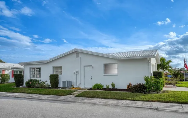 an aerial view of a houses