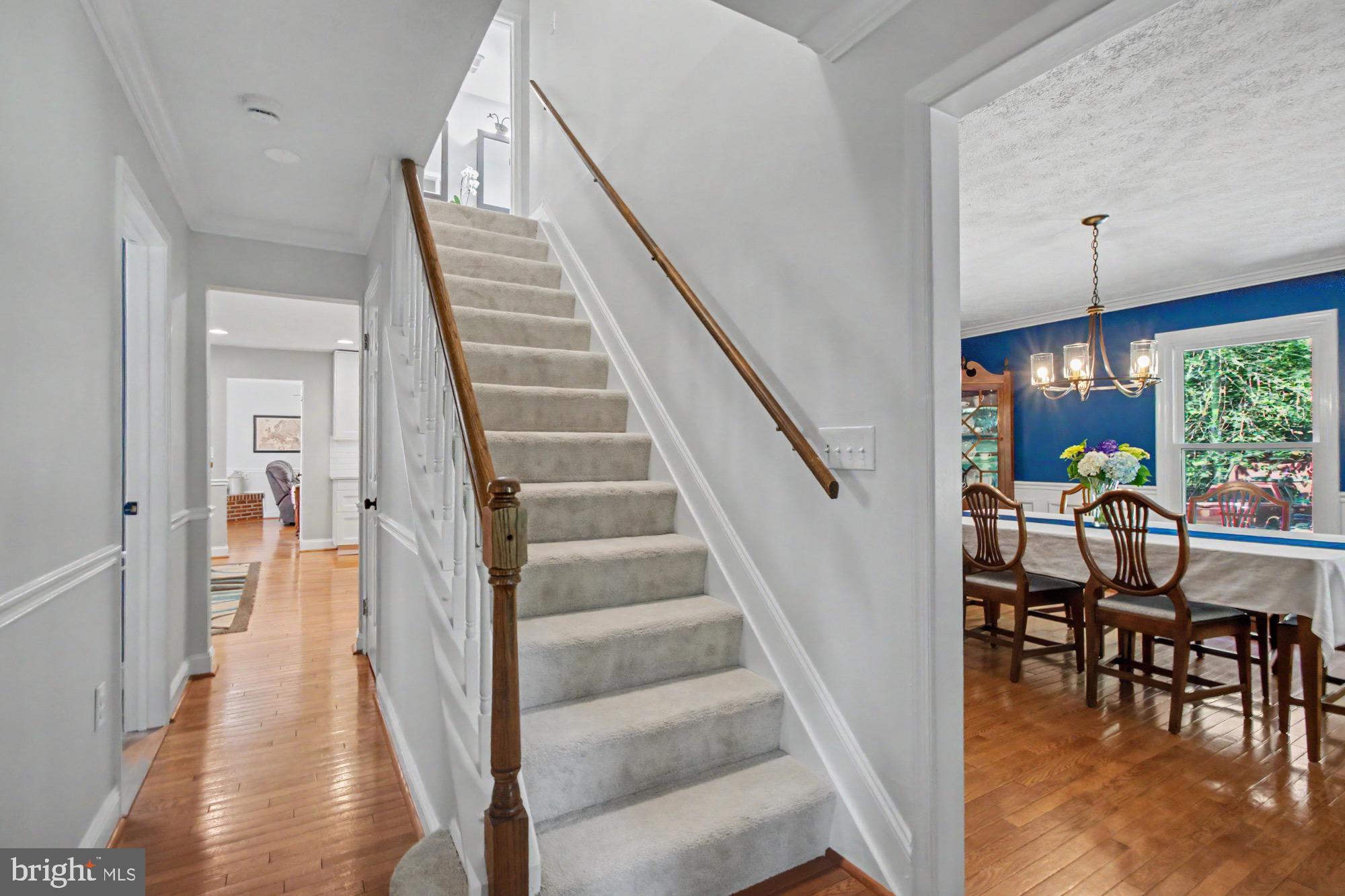 2100 Blue Mt Road Monkton, MD 21111 - Photo 7 of 69 Center staircase with dining room to the right