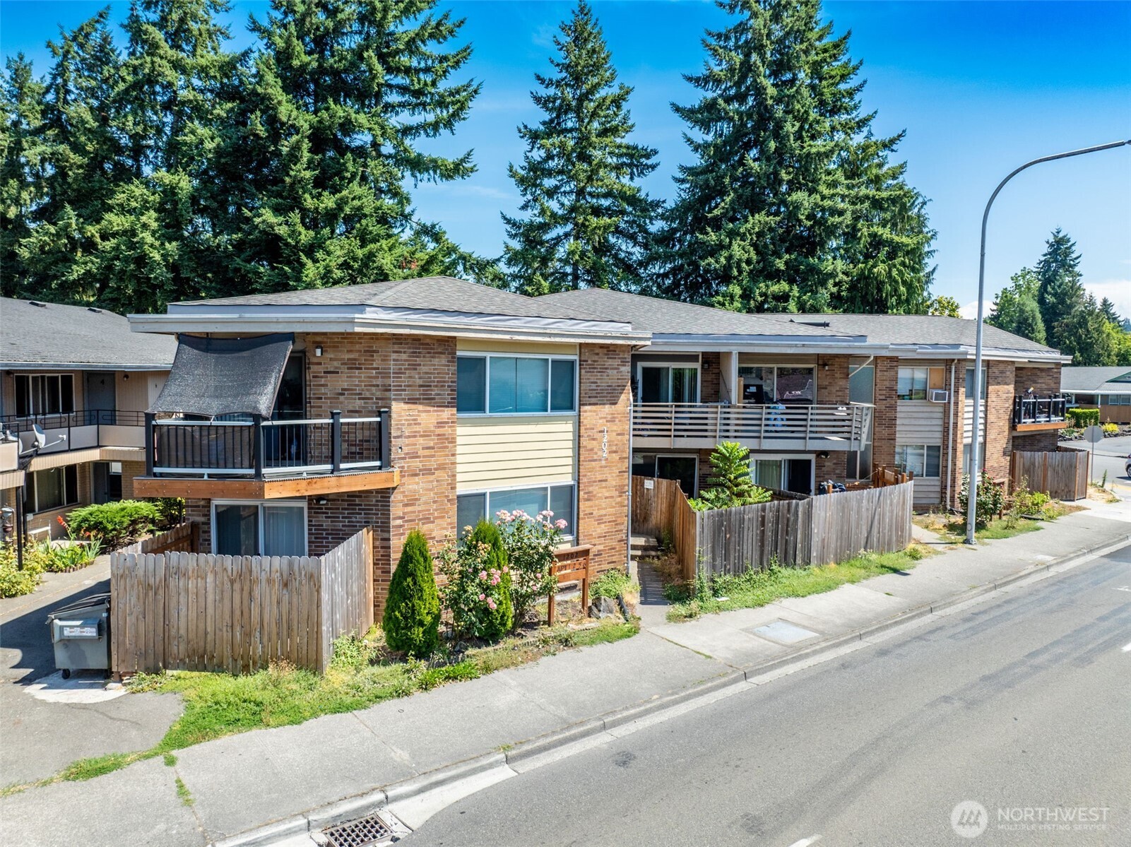 front view of a house with a small yard