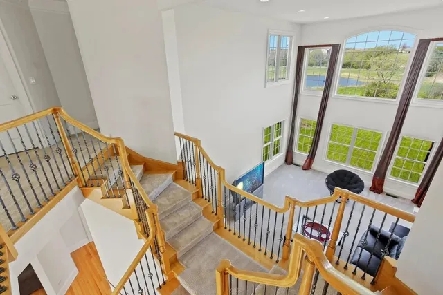 a view of an front door