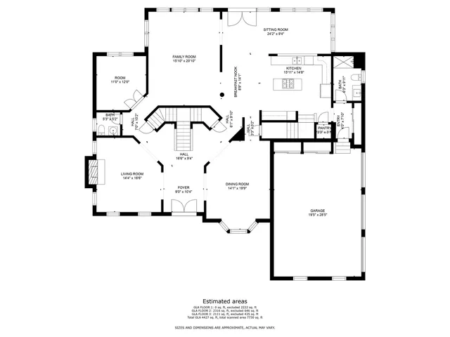a picture of floor plan