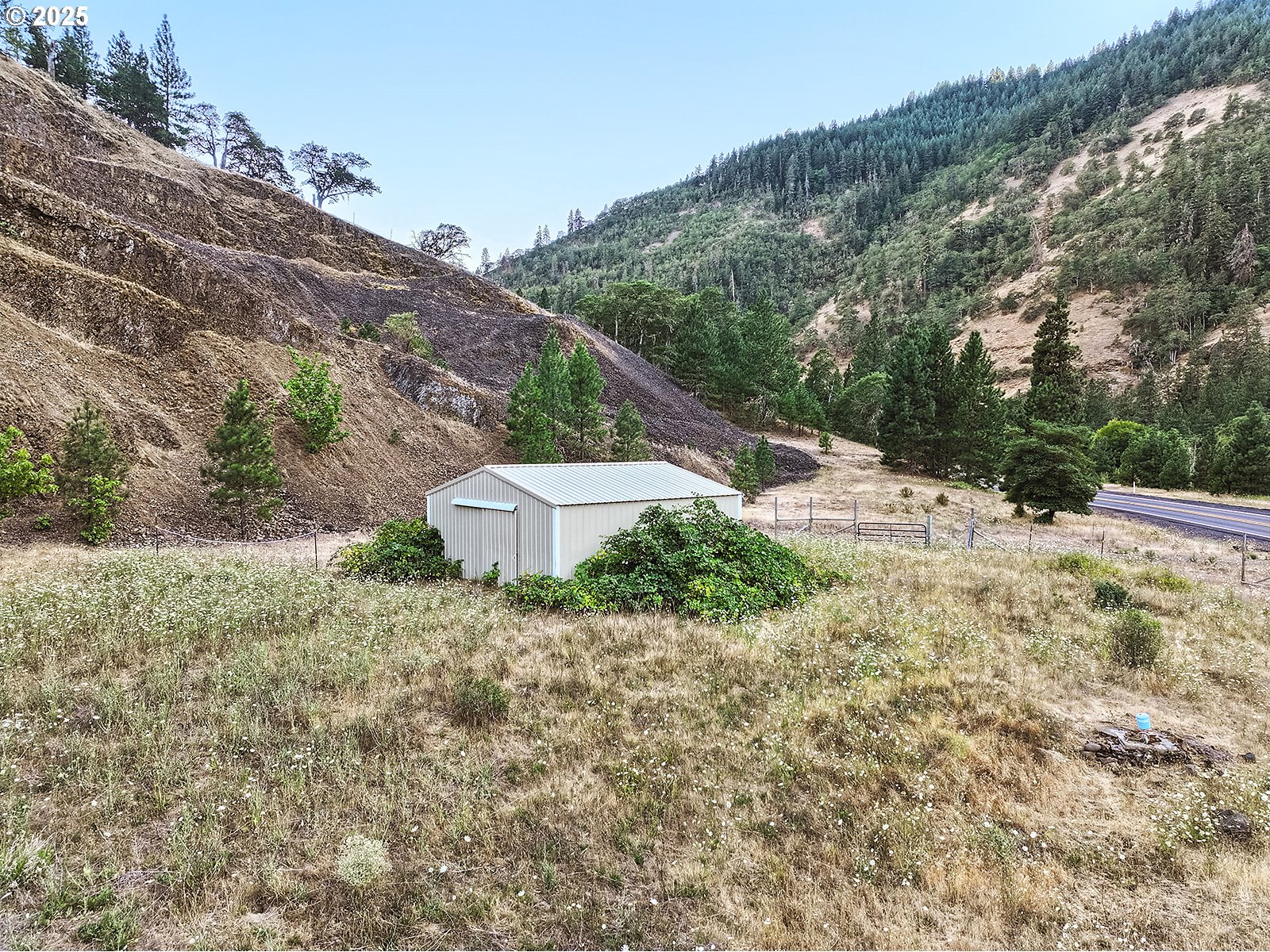 850 Highway 142 Lyle, WA 98635 - Photo 34 of 39 a view of a dry yard with mountain