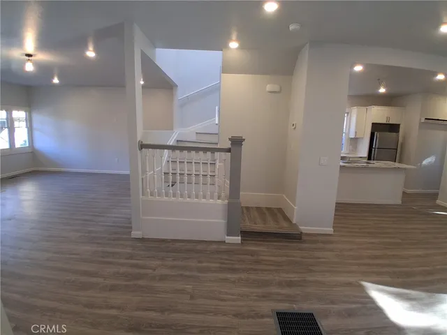 a view of kitchen and utility room