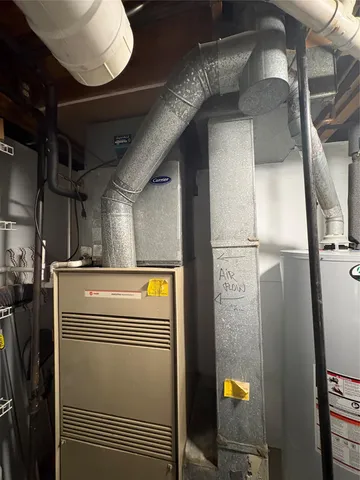 a view of storage and utility room