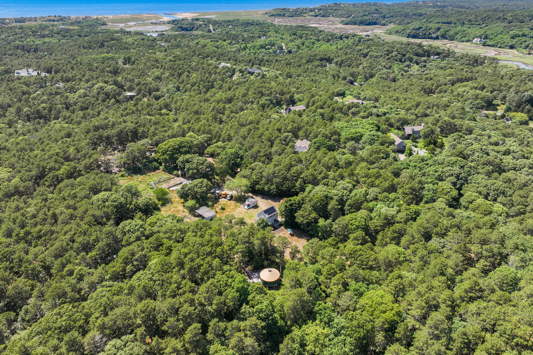 23 Old Bridge Road Truro, MA 02666 - Photo 41 of 44 a view of a forest with a street