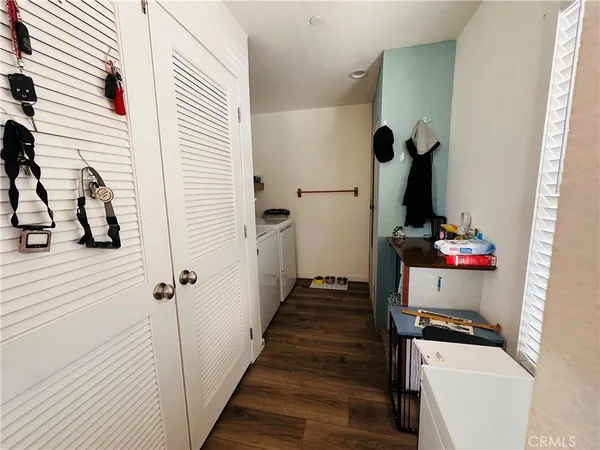 a room with storage and utility