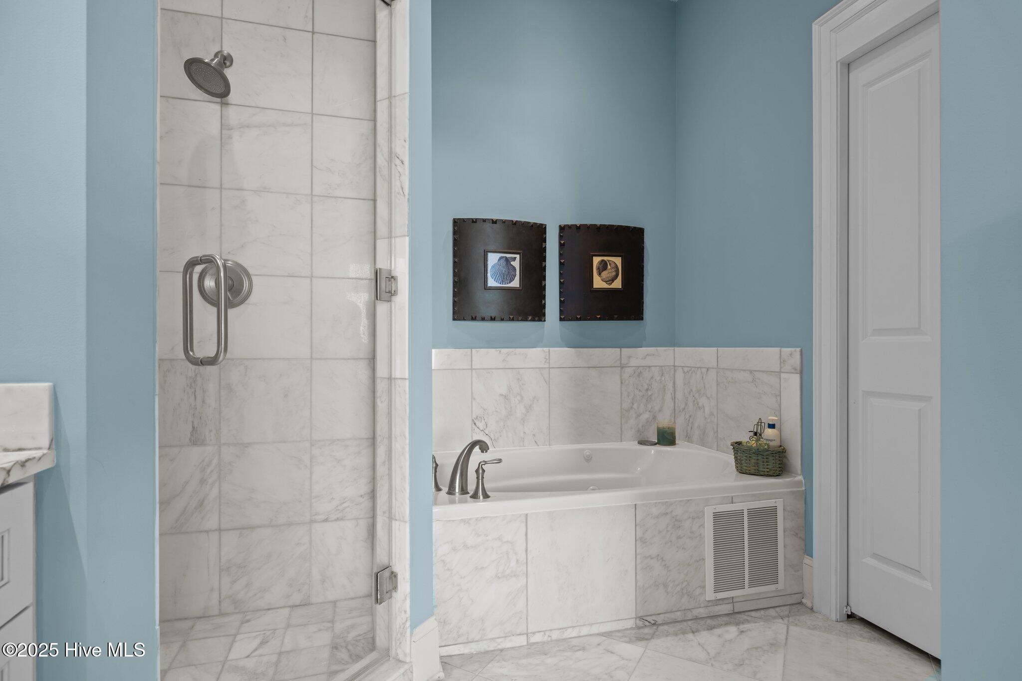 1435 Salter Path Road, Unit M1 Indian Beach, NC 28512 - Photo 18 of 62 Primary white marble BA