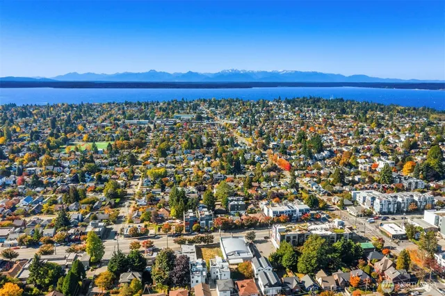 a view of city and ocean