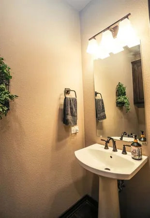 a view of front door with wooden floor