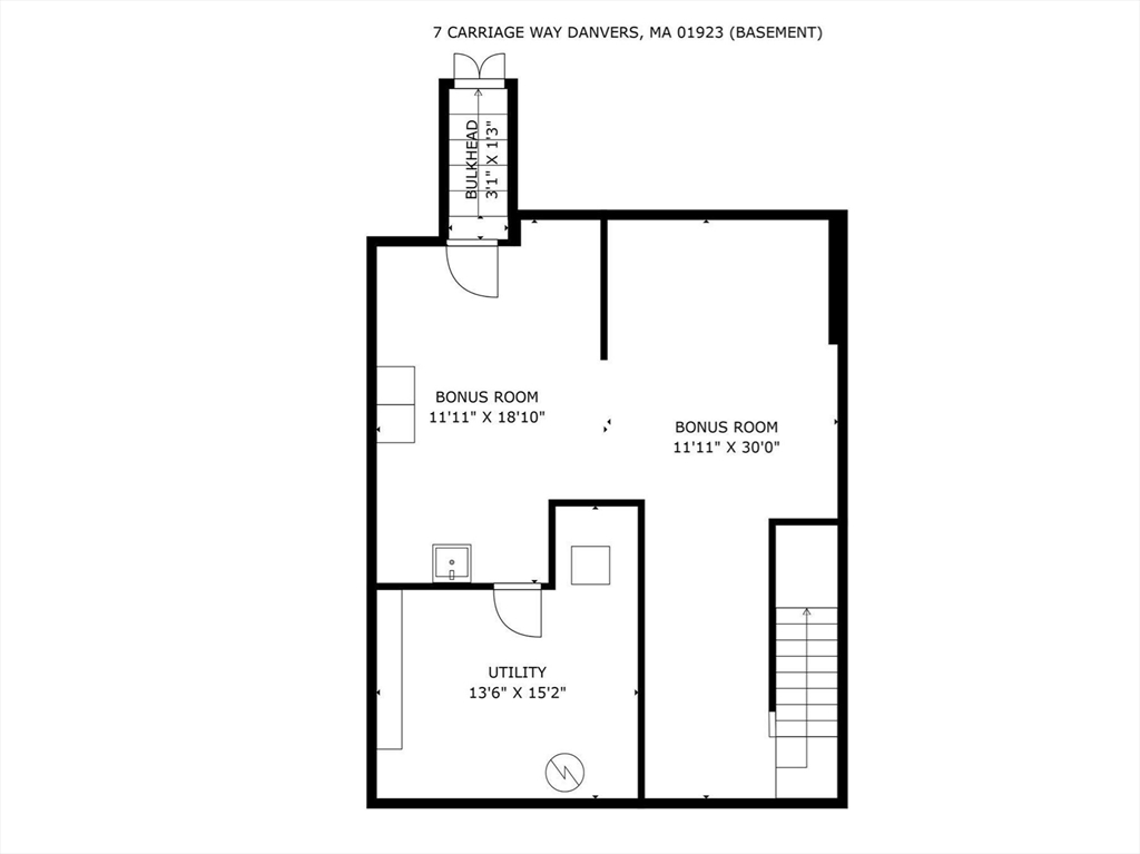 7 Carriage Way Danvers, MA 01923 - Photo 29 of 31 a picture of a bench in front of a wall