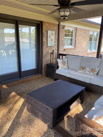 a view of a lake view with a big yard