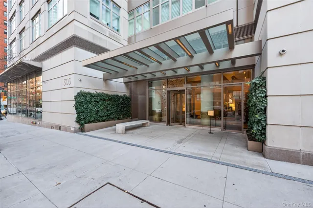 a view of a building with a outdoor space