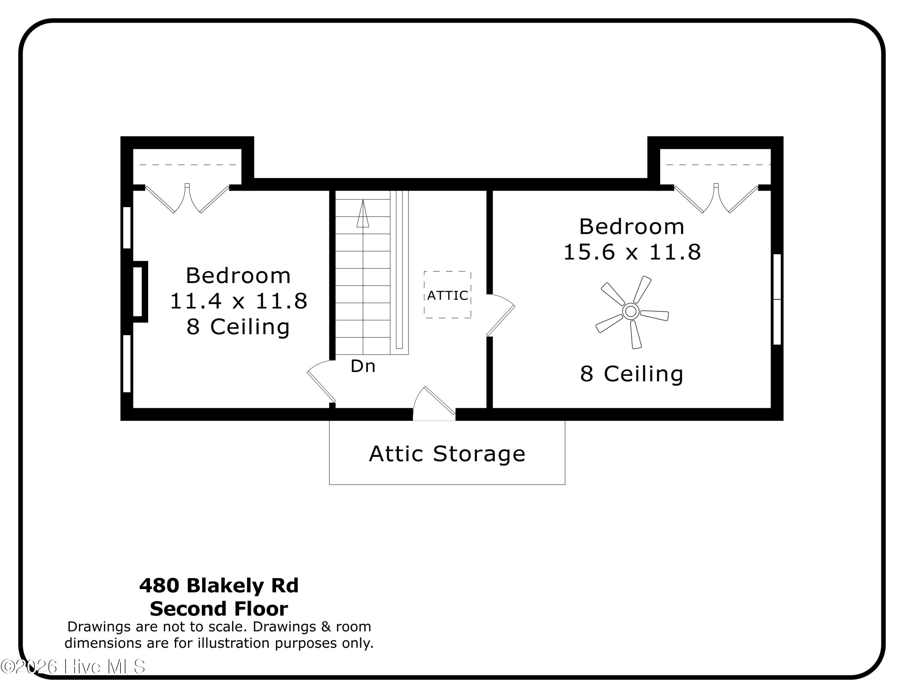 480 Blakely Road Sanford, NC 27332 - Photo 66 of 66 480 Blakely Rd_Second Floor