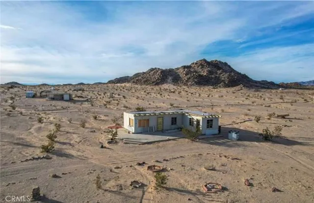 a view of a terrace with a lake view