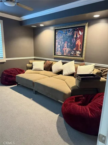 a bedroom with bed and a couch