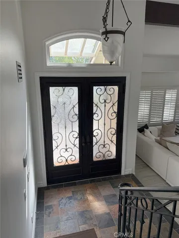 a view of painting on the wall