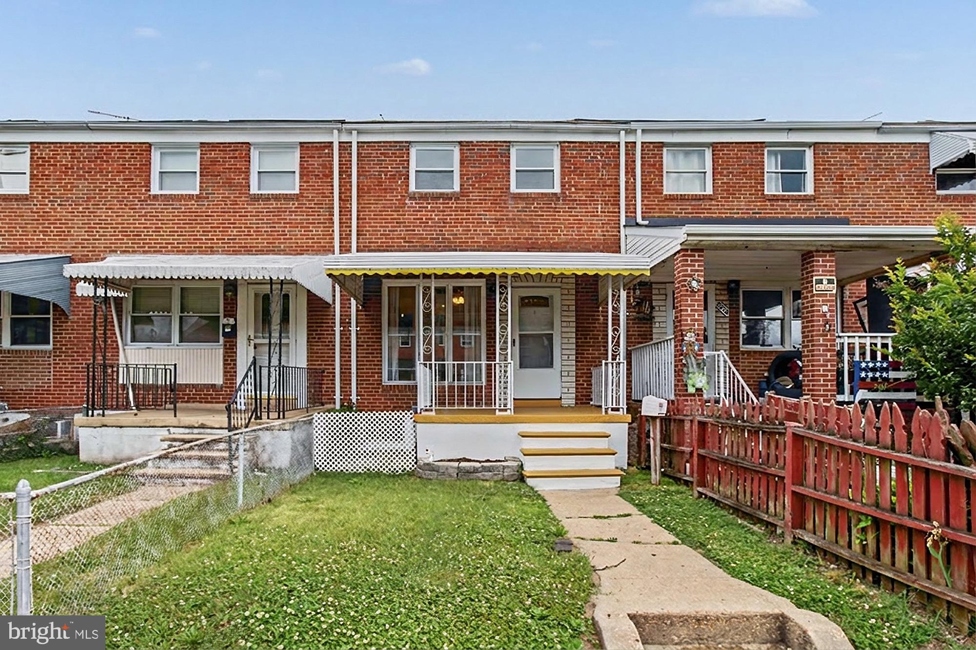 8218 Kavanagh Road Dundalk, MD 21222 - Photo 2 of 39 Charming brick townhouse with porch.