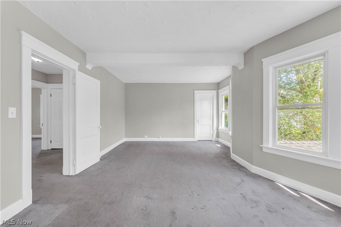 3506 Riverside Avenue Cleveland, OH 44109 - Photo 18 of 31 Spacious room with gray wall paint and gray carpet flooring