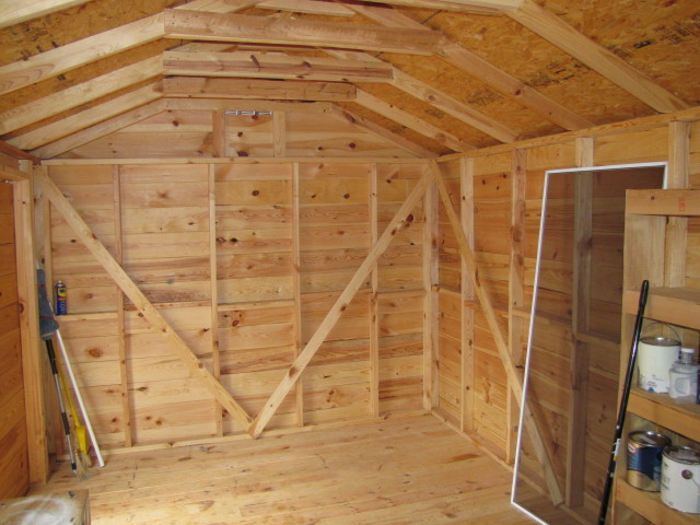 110 Old Post Road Moneta, VA 24121 - Photo 45 of 99 Storage Shed Interior- View #1