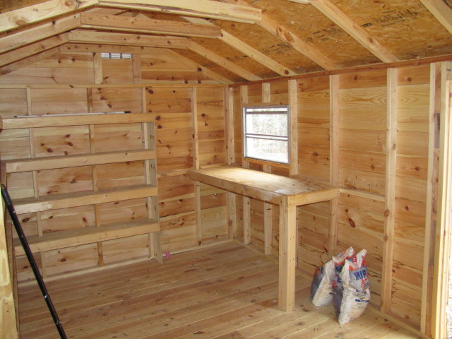 110 Old Post Road Moneta, VA 24121 - Photo 46 of 99 Storage Shed Interior- View #2