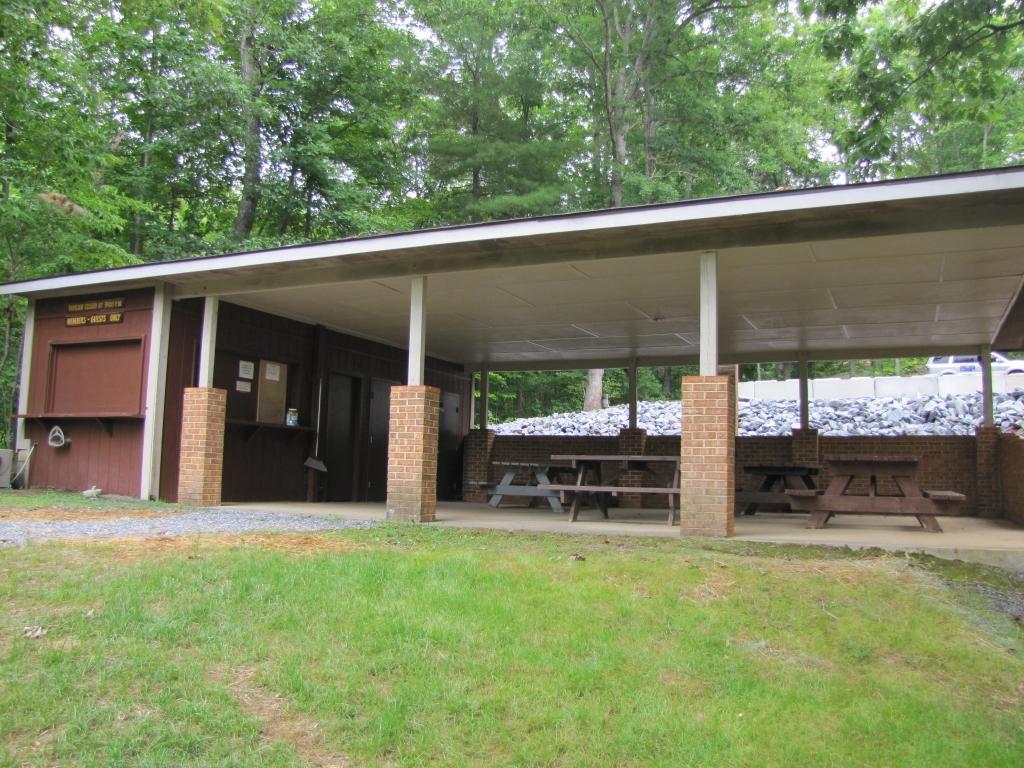 110 Old Post Road Moneta, VA 24121 - Photo 63 of 99 a view of a porch with chairs and a yard