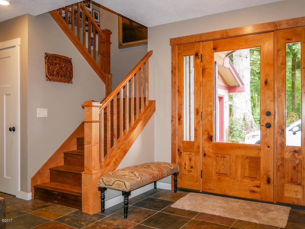 847 Hamer Road Siletz, OR 97380 - Photo 18 of 79 Stairway to upper bedrooms