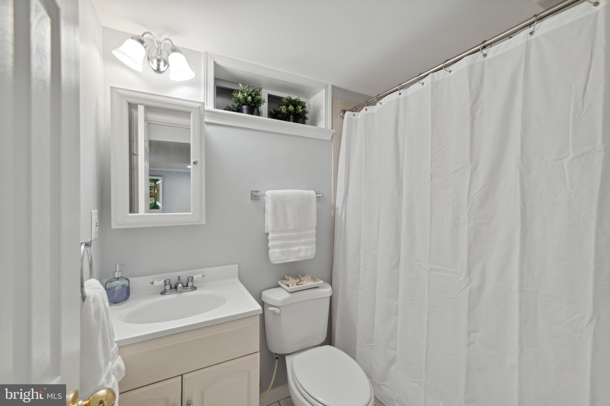 5921 Monticello Road Alexandria, VA 22303 - Photo 32 of 40 Lower level updated full bath with shower tub