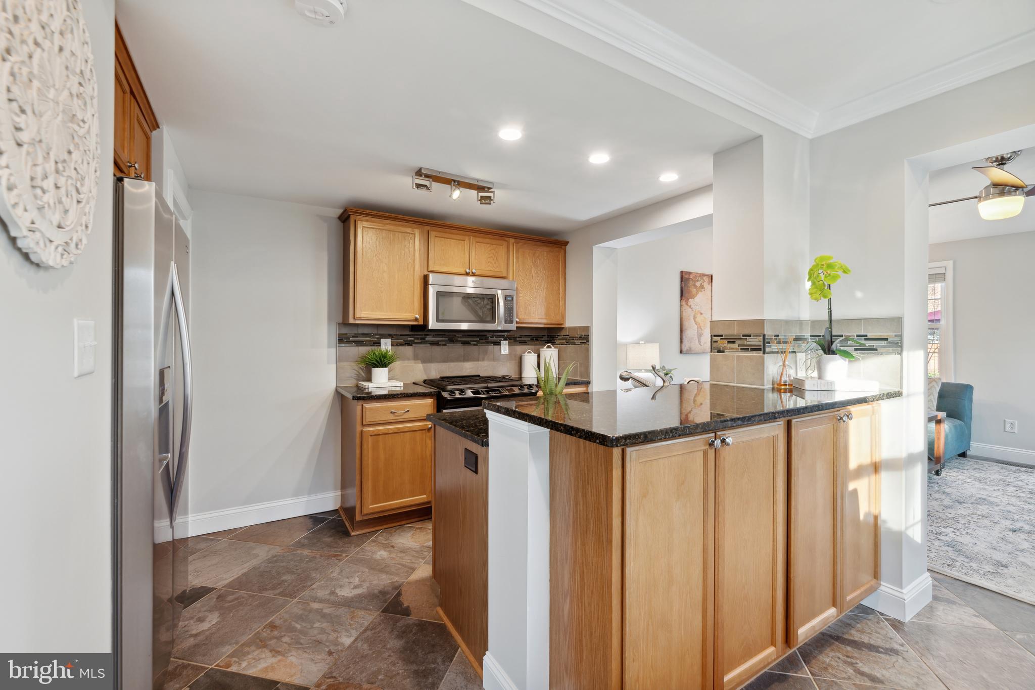 5921 Monticello Road Alexandria, VA 22303 - Photo 8 of 40 Updated chef's kitchen with granite counters
