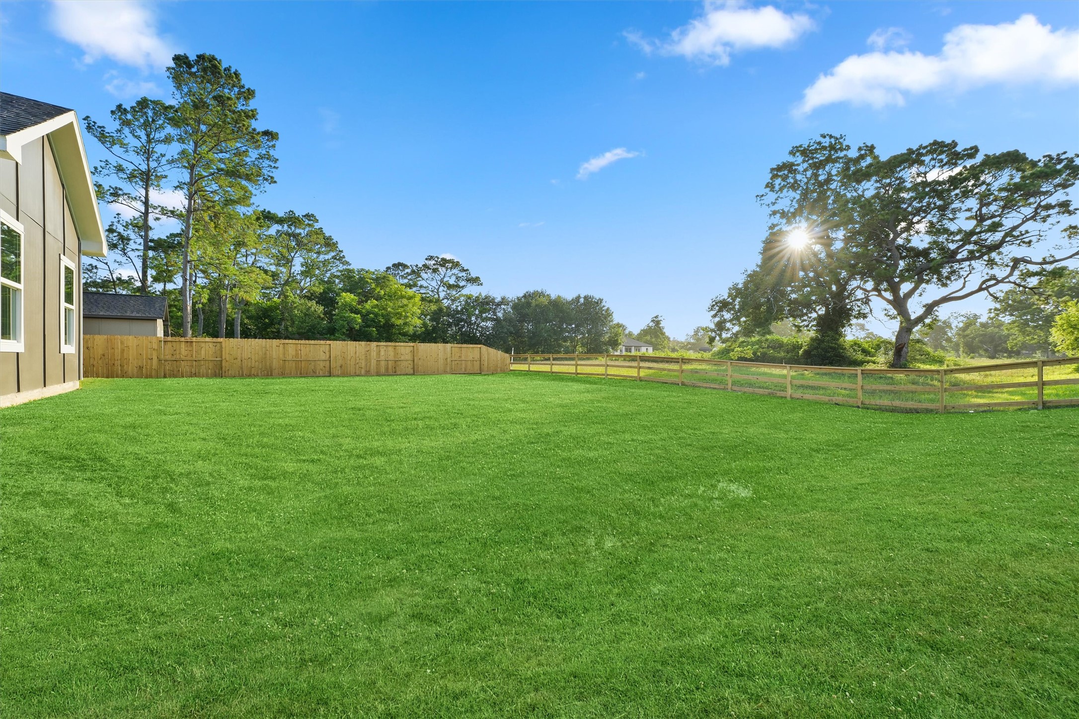 256 Davis Bend Road Alvin, TX 77511 - Photo 31 of 34 a view of yard with swimming pool and green space