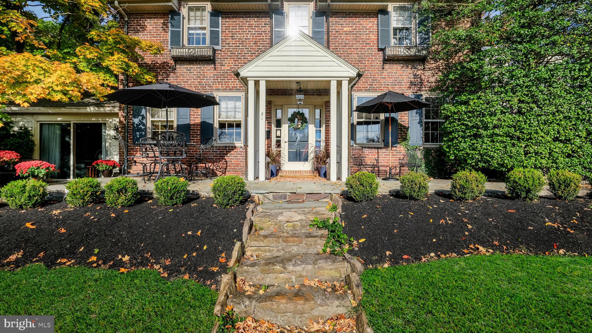 51 Golfview Road Doylestown, PA 18901 - Photo 9 of 67 Stone steps to your stately front door!
