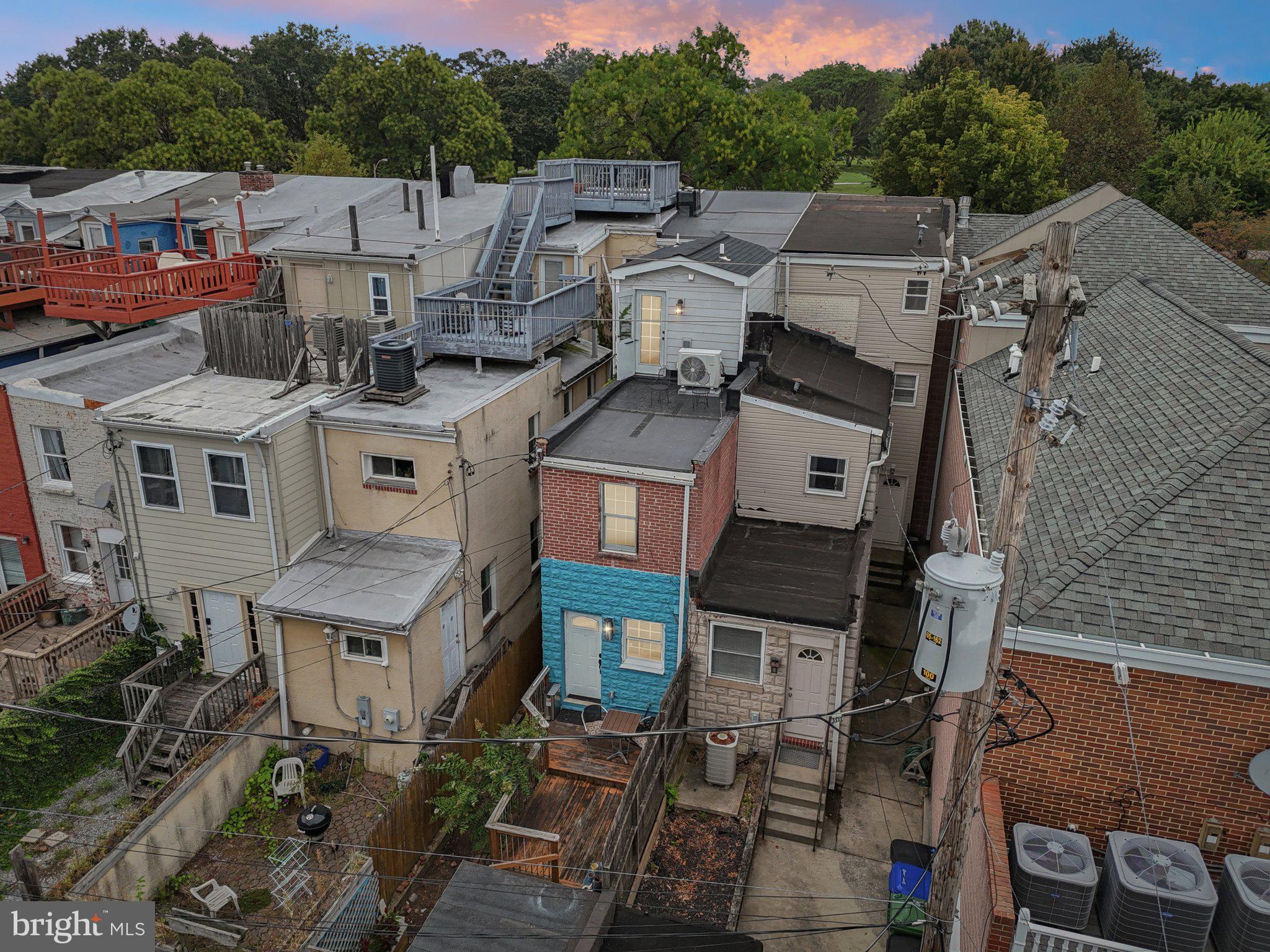 2341 Eastern Avenue Baltimore, MD 21224 - Photo 39 of 43 an aerial view of a residential apartment building with a yard