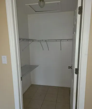 a view of a room with a bathroom