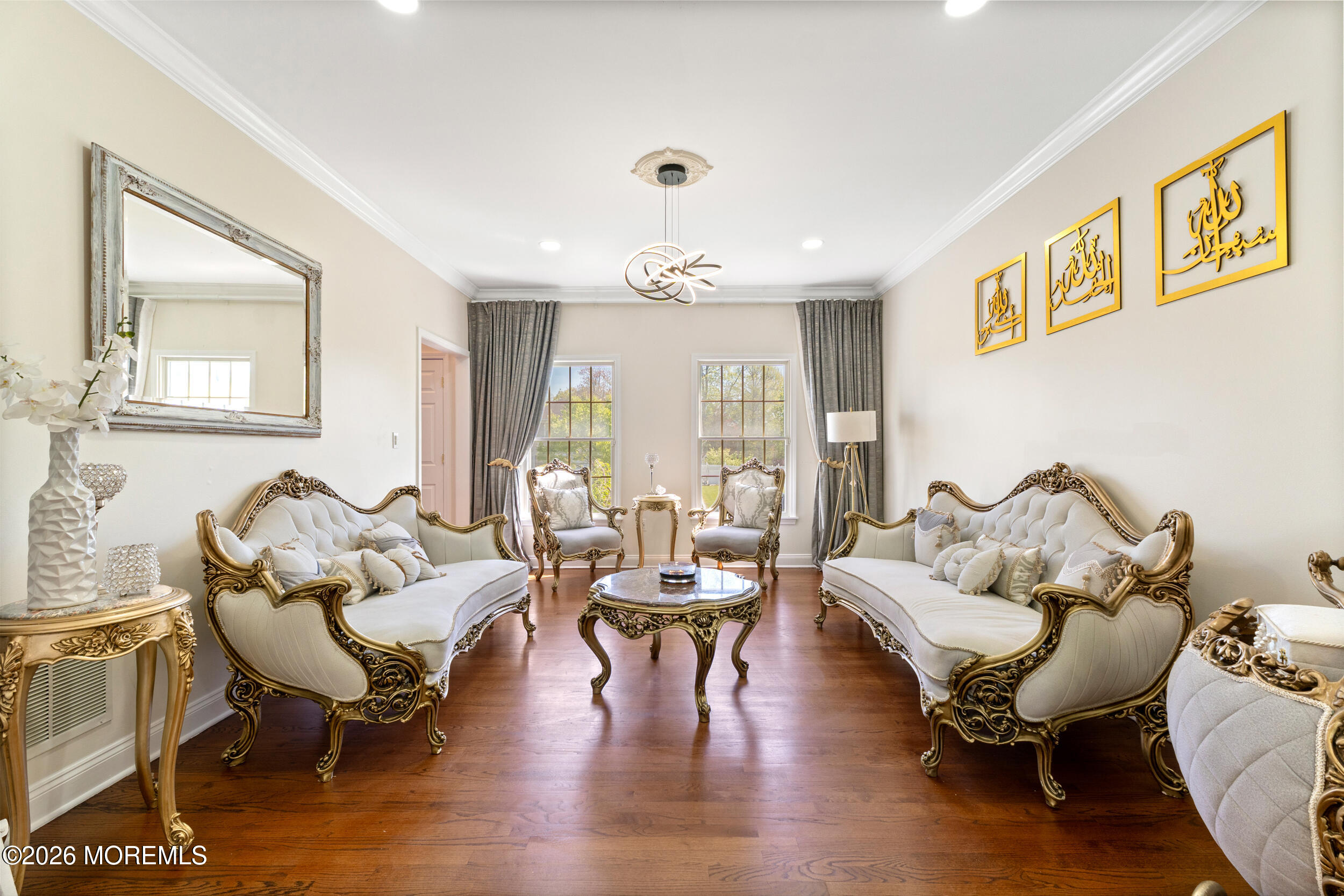 104 Autumn Road Matawan, NJ 07747 - Photo 8 of 64 a living room with furniture and wooden floor
