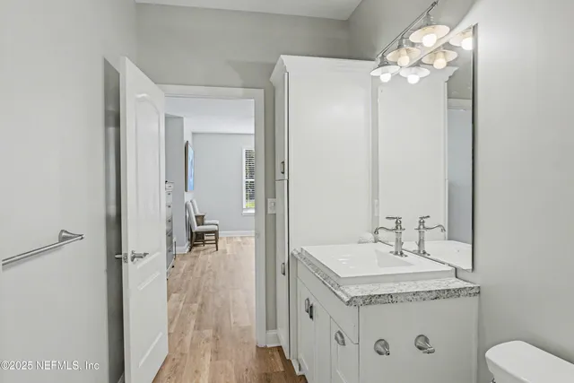 a view of a patio with a table chairs and a patio