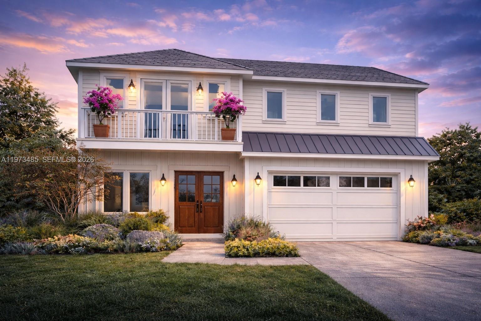 6001 Southwest 35th Street Miami, FL 33155 - Photo 1 of 4 a front view of a house with a yard and garage