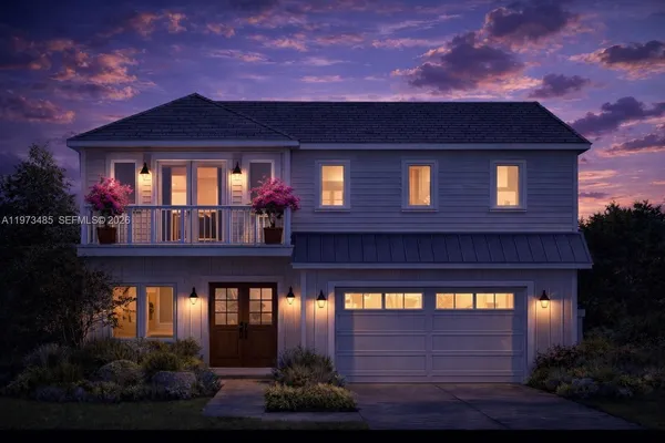 a front view of a house with yard