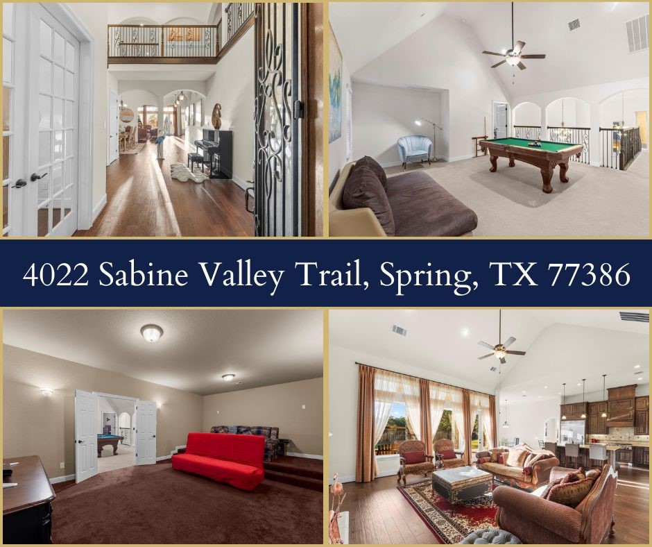 Welcome to the beautiful and spacious 4022 Sabine Valley Trail located in Woodson's Reserve!