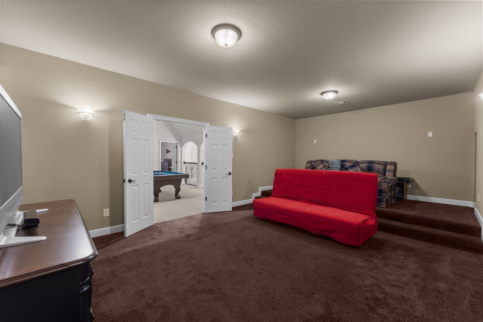 4022 Sabine Valley Trail Spring, TX 77386 - Photo 37 of 50 A phenomenal media room large enough to host movie night for the family and some friends!