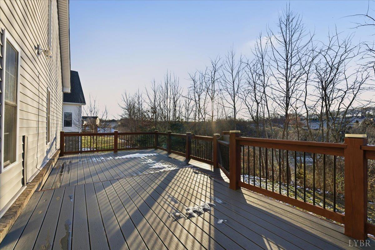 509 Cornerstone Street Lynchburg, VA 24502 - Photo 26 of 56 a view of balcony with wooden floor and fence