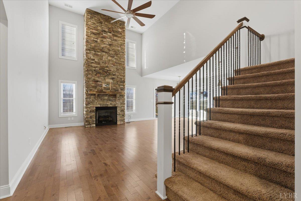 509 Cornerstone Street Lynchburg, VA 24502 - Photo 10 of 56 a view of entryway with wooden floor and a front door