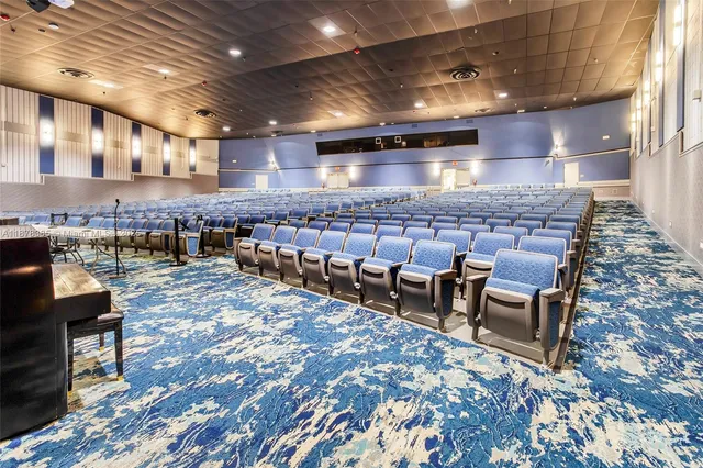a kitchen with lots of counter top space