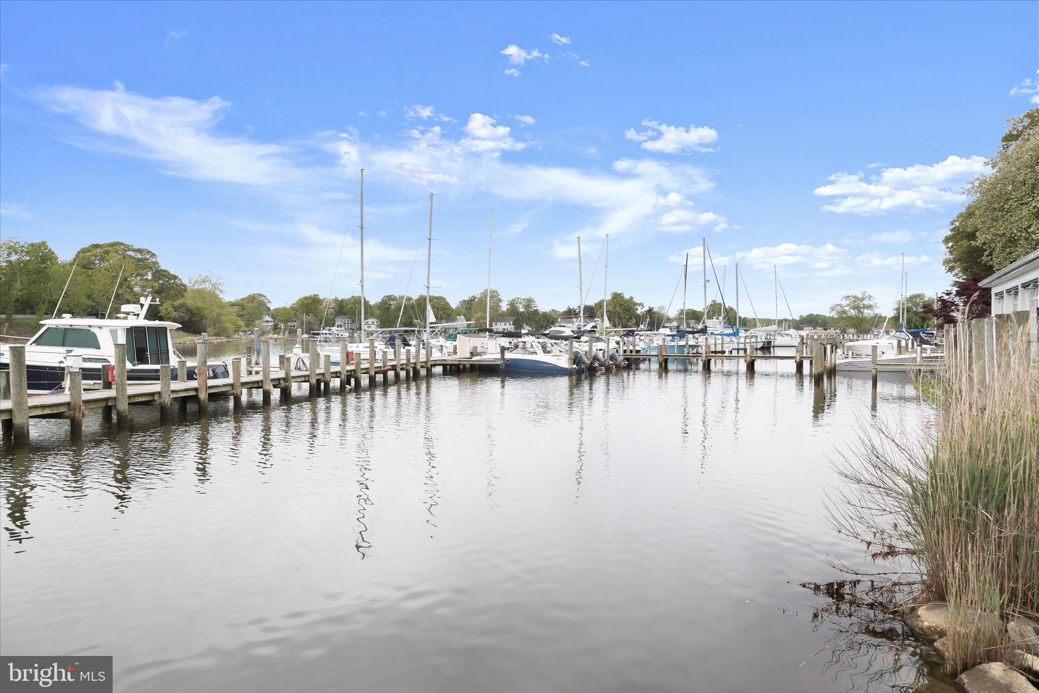792 Match Point Drive Arnold, MD 21012 - Photo 42 of 43 a view of a lake with boats and palm trees