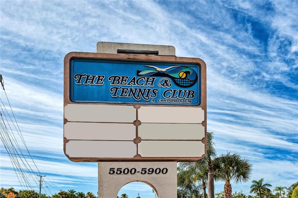 5900 Bonita Beach Road Southwest, Unit 1004 Bonita Springs, FL 34134 - Photo 17 of 27 a close up of a street sign