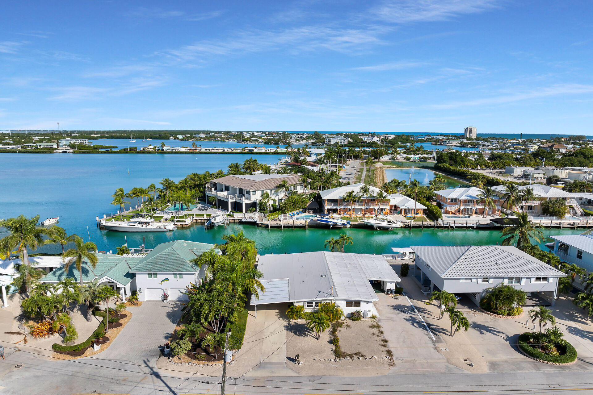 750 9th Street Key Colony Beach, FL 33051 - Photo 3 of 30 an aerial view of a houses with outdoor space
