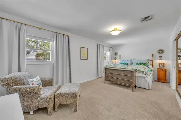 a room with furniture and a window