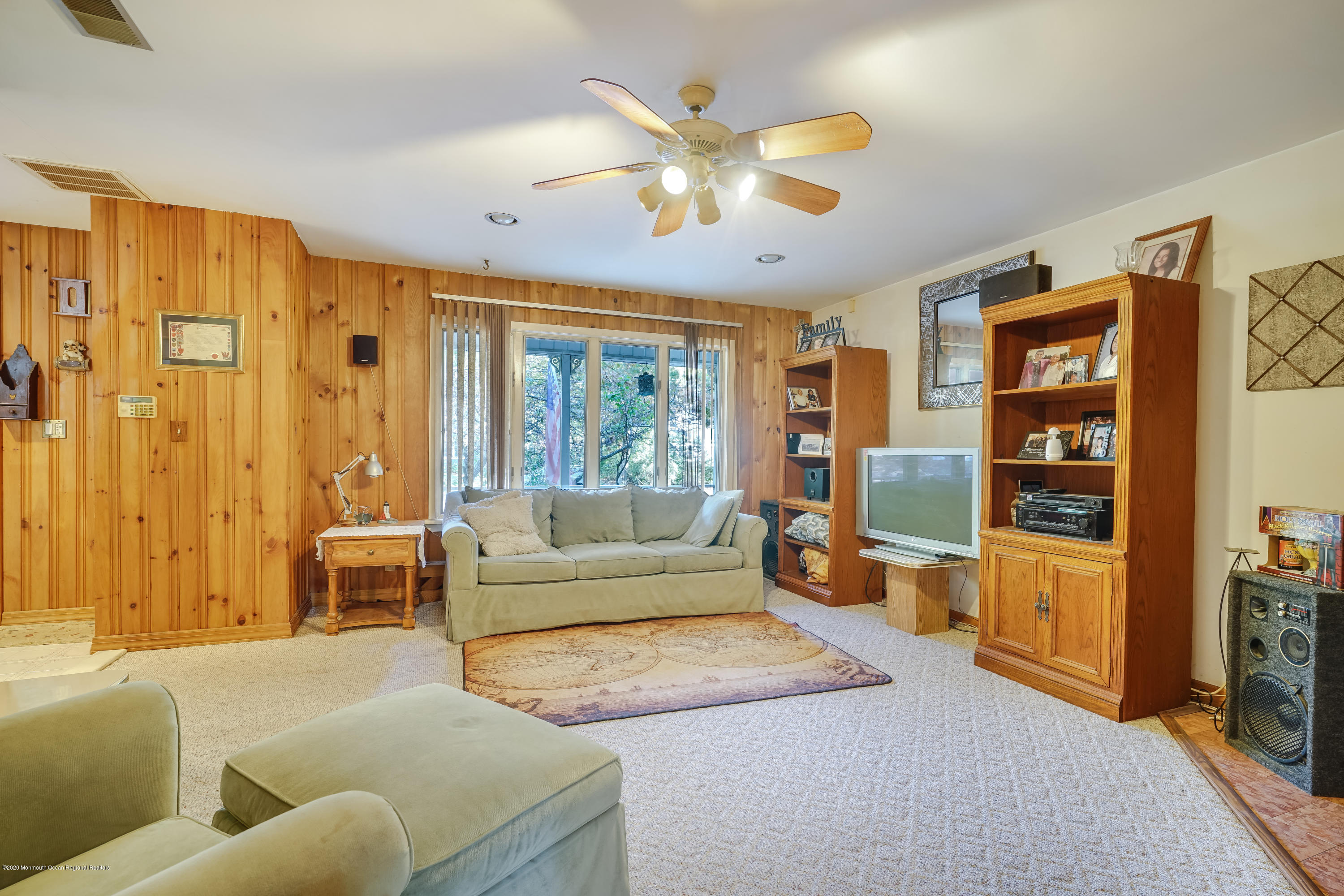 43 Korman Road Bayville, NJ 08721 - Photo 16 of 47 a living room with furniture and a large window
