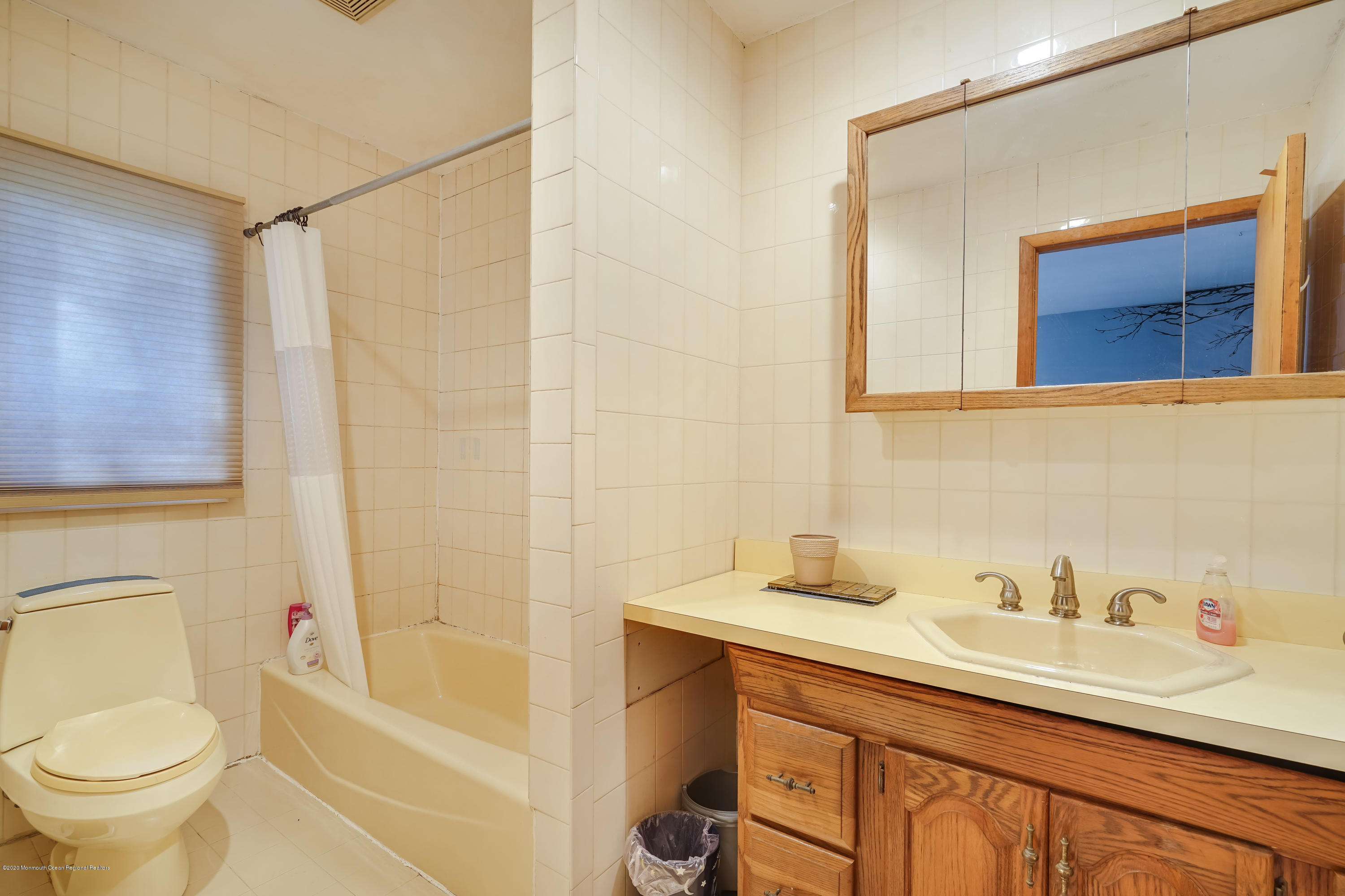 43 Korman Road Bayville, NJ 08721 - Photo 30 of 47 a bathroom with a sink a toilet and shower