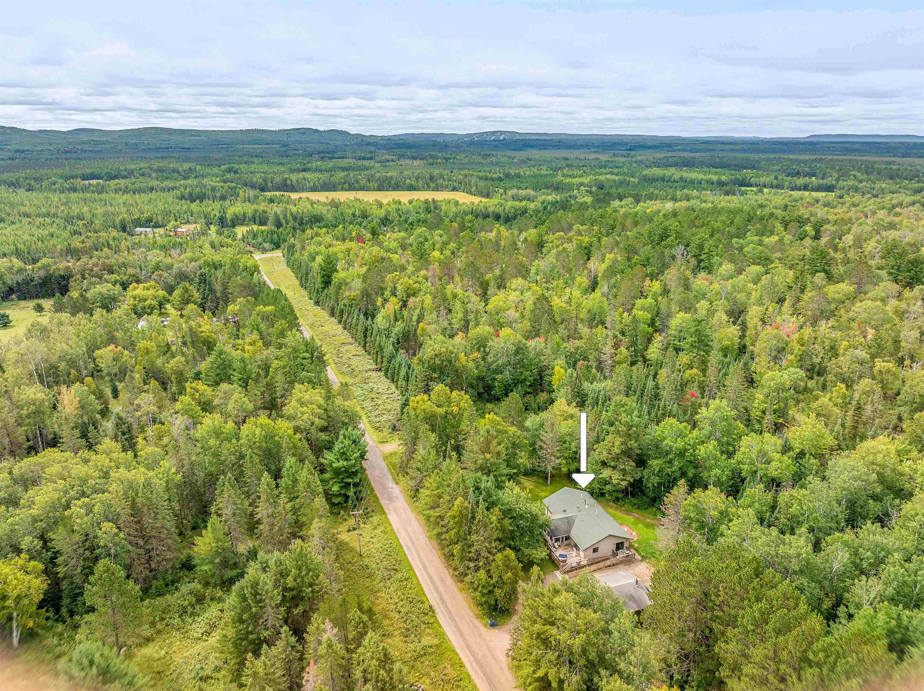 7345 Rahkola Road Embarrass, MN 55732 - Photo 3 of 57 Aerial view of a heavily wooded area