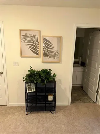 a room with storage and utility