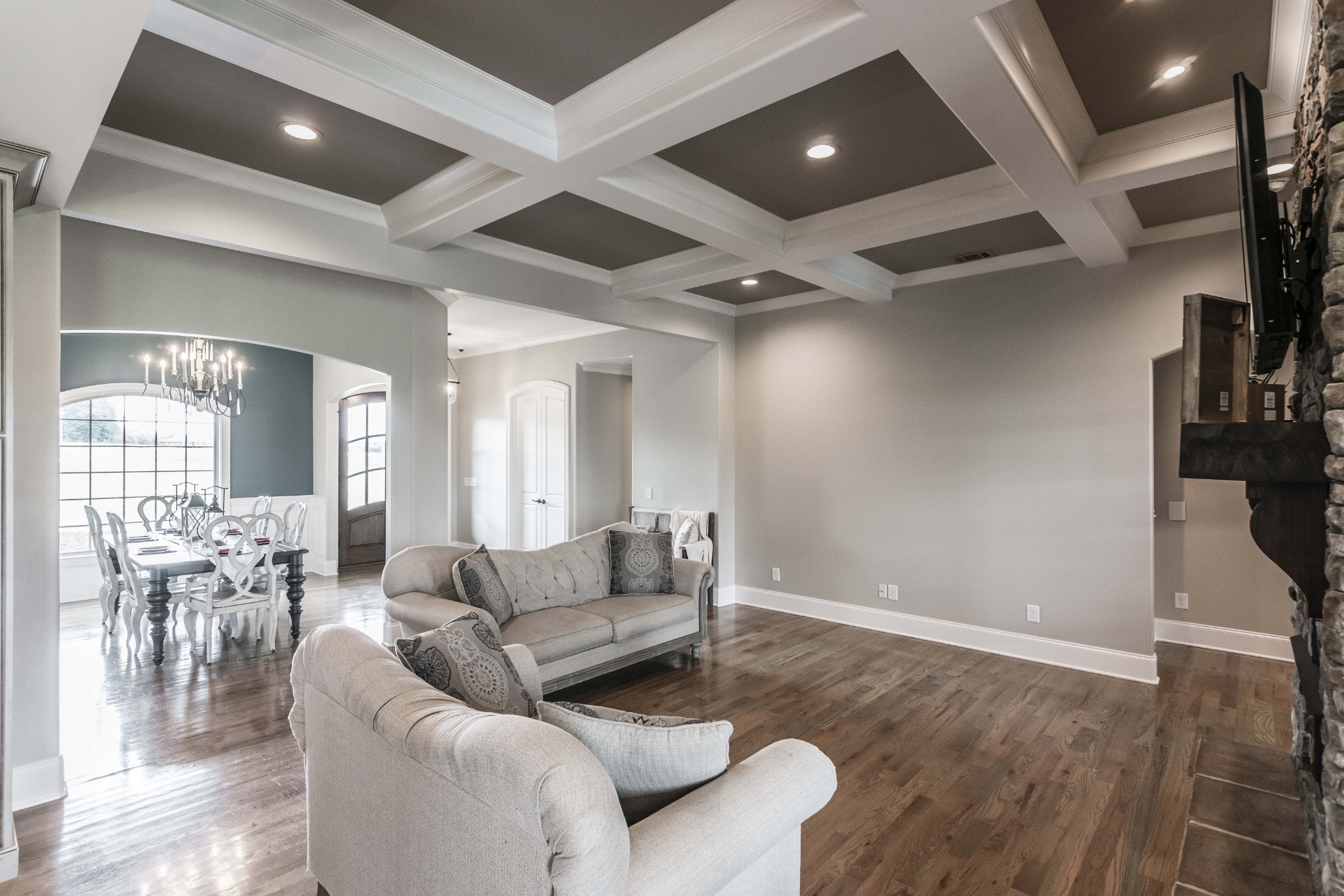 4294 Dot Road Springfield, TN 37172 - Photo 22 of 50 a living room with furniture and a ceiling fan